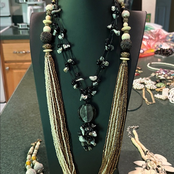 Art teacher/Boho necklace lot - Picture 1 of 8